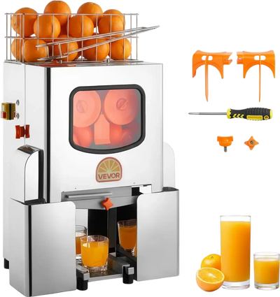 Vevor Orange Juicer Commercial Automatic Feed Press New