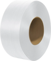 VEVOR Packaging Polypropylene (PP) Strapping Roll, 9900' Length x 1/2" Width x 0.03" Thickness, 243 lbs Break Strength, Heavy Duty Banding Pallet Strap Coil, Portable Strong Packing Straps, White