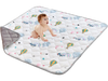 VEVOR Baby Play Mat, 50""x50"" Baby Crawling Mat, Non-Slip One-Piece Soft Baby Playmat, Foldable Floor Mat, Waterproof Activity Playmats for Babies,Toddlers, Infants, Machine Washable, Play & Tummy Time