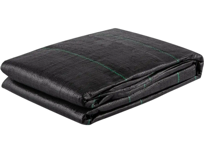 VEVOR Geotextile Fabric, 12.5 x 30 ft 3.5oz Woven PP Driveway Drain Cloth with 600lbs Tensile Strength, Heavy Duty Underlayment for Soil Stabilization, Landscaping, Weed Barrier, 12.5FT30FT-3.5OZ, Bla