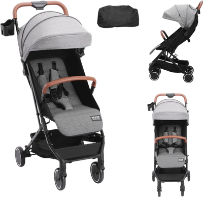 Vevor Stroller Standard Baby Infant Adjustable Dark Gray New