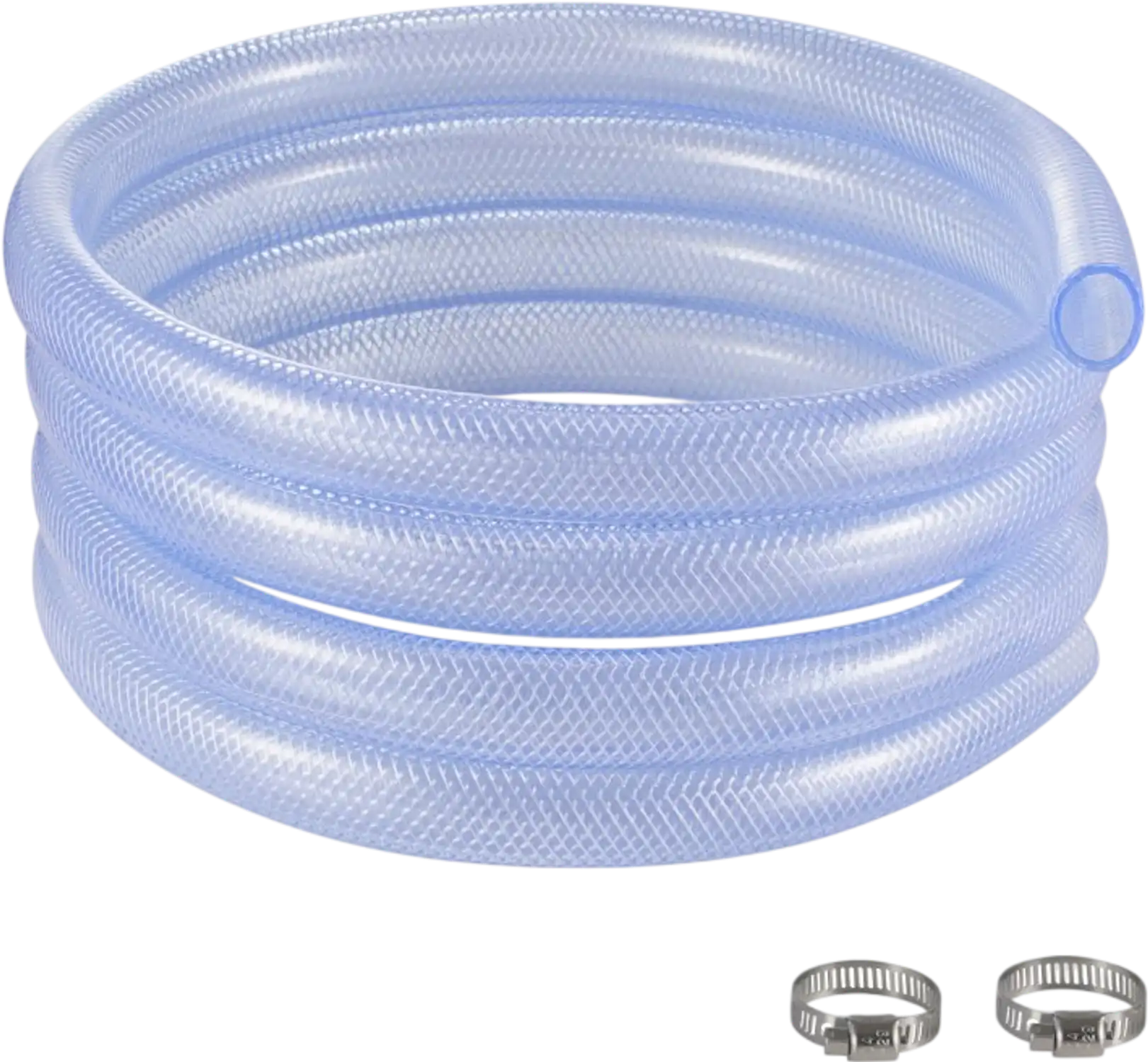 Vevor Vinyl Tubing Braided Clear PVC Hose 3/4