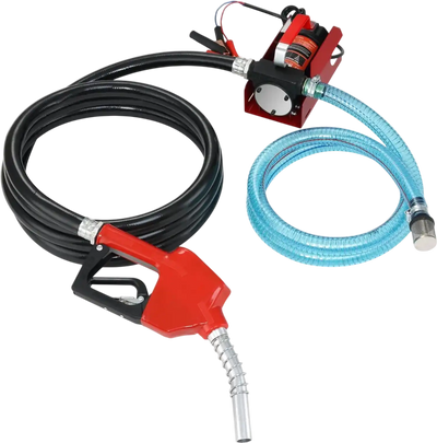 VEVOR Diesel Fuel Transfer Pump Kit  12V 10 GPM DC with Automatic Shut-off Nozzle Hose, Portable Electric Self-Priming Fuel Transfer Extractor Pump Kit  for Diesel, Kerosene, Machine, Transformer Oil