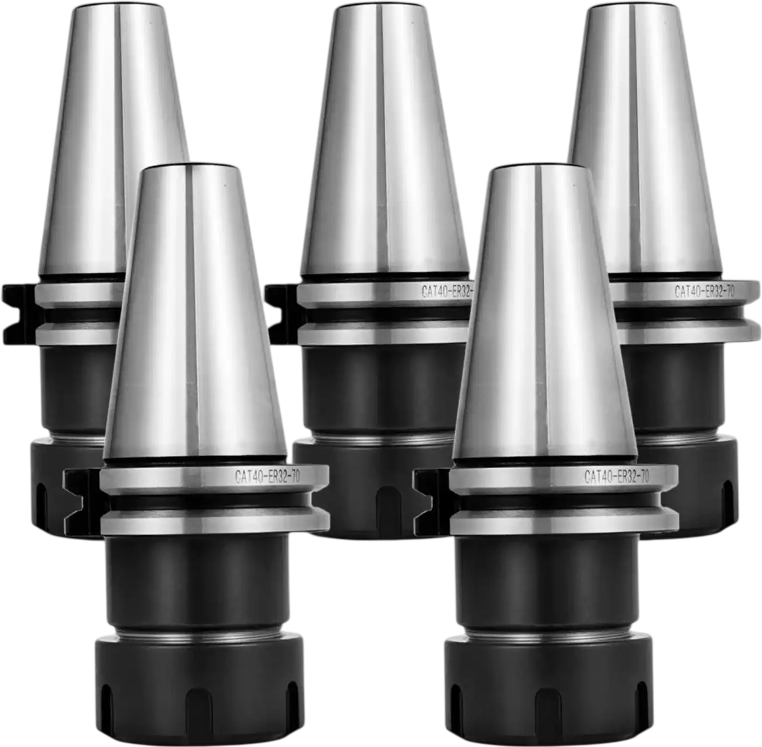 Vevor Collet Chuck Set CAT40 ER32 5-Piece CNC Tool Holder New
