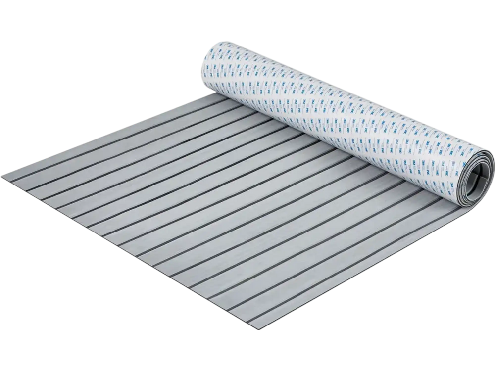 VEVOR Boat Flooring, EVA Foam Boat Decking 94.5" x 35.4", Non-Slip Self-Adhesive Flooring, 23.2 sq.ft Marine Carpet for Boats, Yacht, Pontoon, Kayak Decking