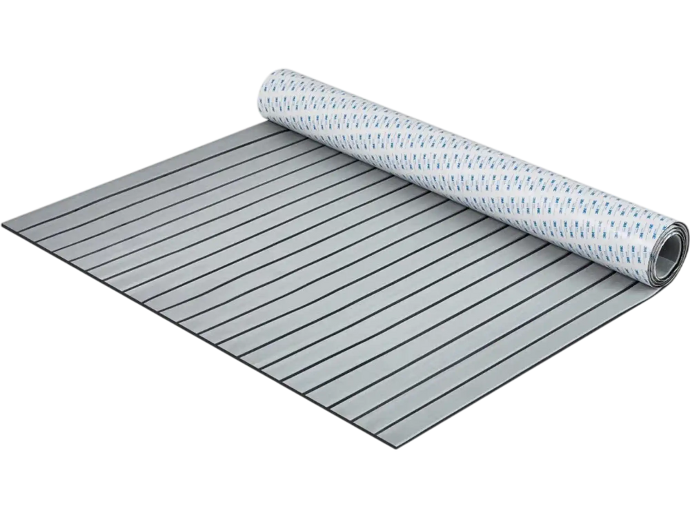 VEVOR Boat Flooring, EVA Foam Boat Decking 94.5" x 45.7", Non-Slip Self-Adhesive Flooring, 29.9 sq.ft Marine Carpet for Boats, Yacht, Pontoon, Kayak Decking