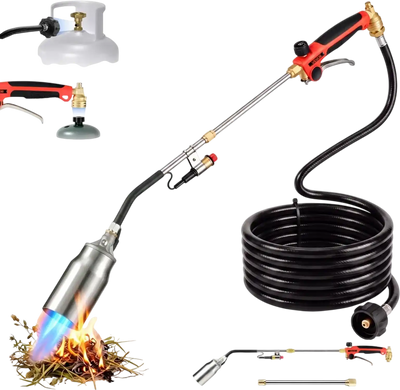 Vevor Propane Torch Weed Burner with 12.5' Hose 34