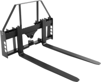 VEVOR Pallet Fork Frame Attachment with 48-inch Skid Steer Pallet Forks 4000 lbs