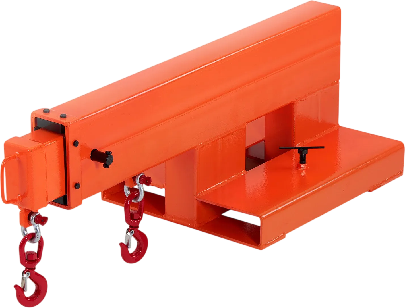 Vevor Forklift Crane Hoist 5,500 lb. Capacity Manual Telescopic 47.2-73.5 in. with 2 Hooks New