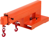 VEVOR Forklift Jib Boom Crane, 5500 lbs Capacity, Forklift Mobile Crane Lifting Hoist with 2 Hooks, Manual Telescopic 47.2-73.5 in, Boom Attachment Towing Handling Equipment for Warehouse & Factories