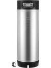 VEVOR Corny Keg, 5 Gallon Ball Lock Keg, SUS304 Cold Brew Kegs with Dual Rubber Handles & Heavy-Duty Rubber Bottom, Brewing Equipment for Home Brewing Party, 1 PCS