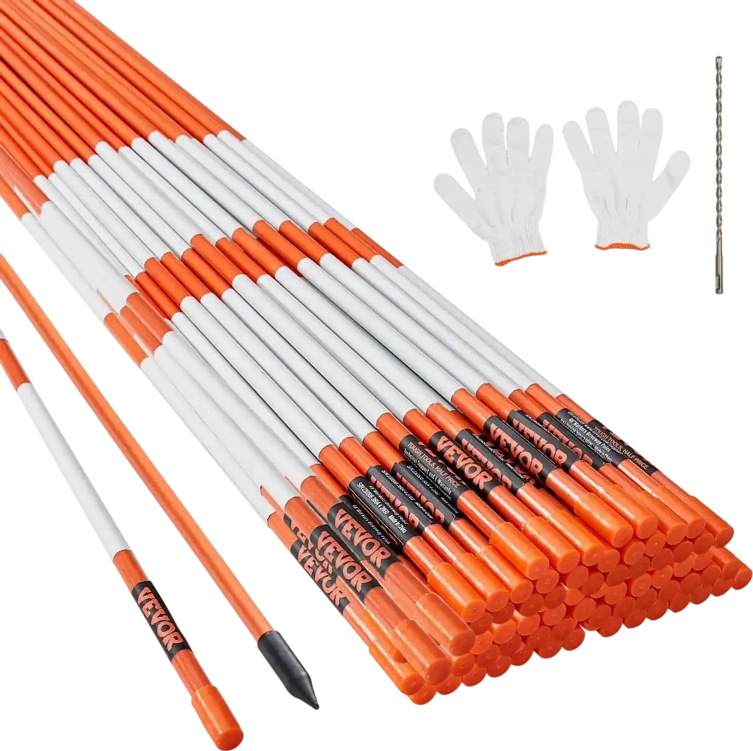 Vevor Driveway Markers 100-Pc 48