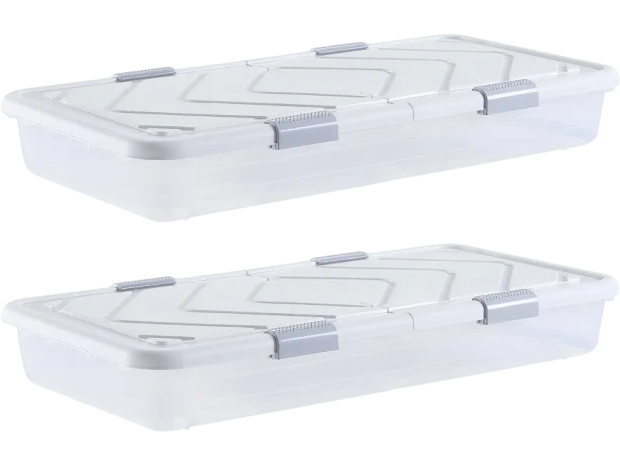 Vevor Under Bed Storage Rolling Shoe Organizer 2-Pack 39.8 x 20.1 x 5.9