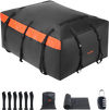 VEVOR Car Rooftop Cargo Carrier Bag, 20 Cubic Feet Roof Cargo Carrier, Heavy Duty 840D PVC 100% Waterproof Car Roof Luggage Bag for All Vehicle with/without Rack- with Lock, Anti-Slip Mat, 6 Door Hook