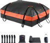 VEVOR Car Rooftop Cargo Carrier Bag, 21 Cubic Feet Car Roof Cargo Carrier, 100% Waterproof Heavy Duty 840D PVC Roof Luggage Bag for All Vehicle with/without Rack- with Lock, Non-Slip Mat, 6 Door Hooks