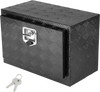 VEVOR Underbody Truck Box, 24" x 12" x 14" Pickup Storage Box, Heavy Duty Aluminum Diamond Plate Tool Box with Lock and Keys, Waterproof Trailer Storage Box with T-Handle Latch for Truck, Van, Trailer