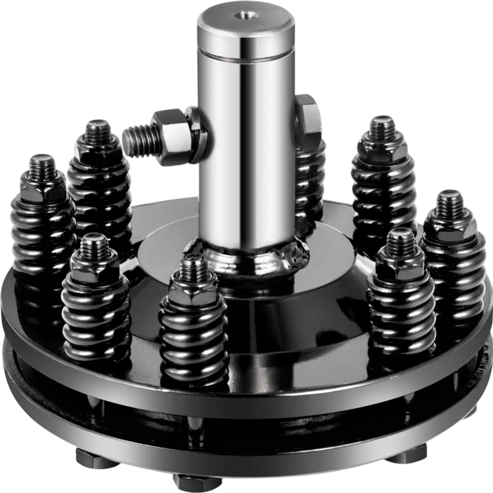 VEVOR Slip Clutch, 1 3/8\" PTO Slip Clutch, Smooth Round Ends PTO Friction Clutch, Carburized Steel Tractor Slip Clutch, Adjustable Rotary Cutter Slip Clutch, Black Brush Hog Slip Clutch for PTO Shaft