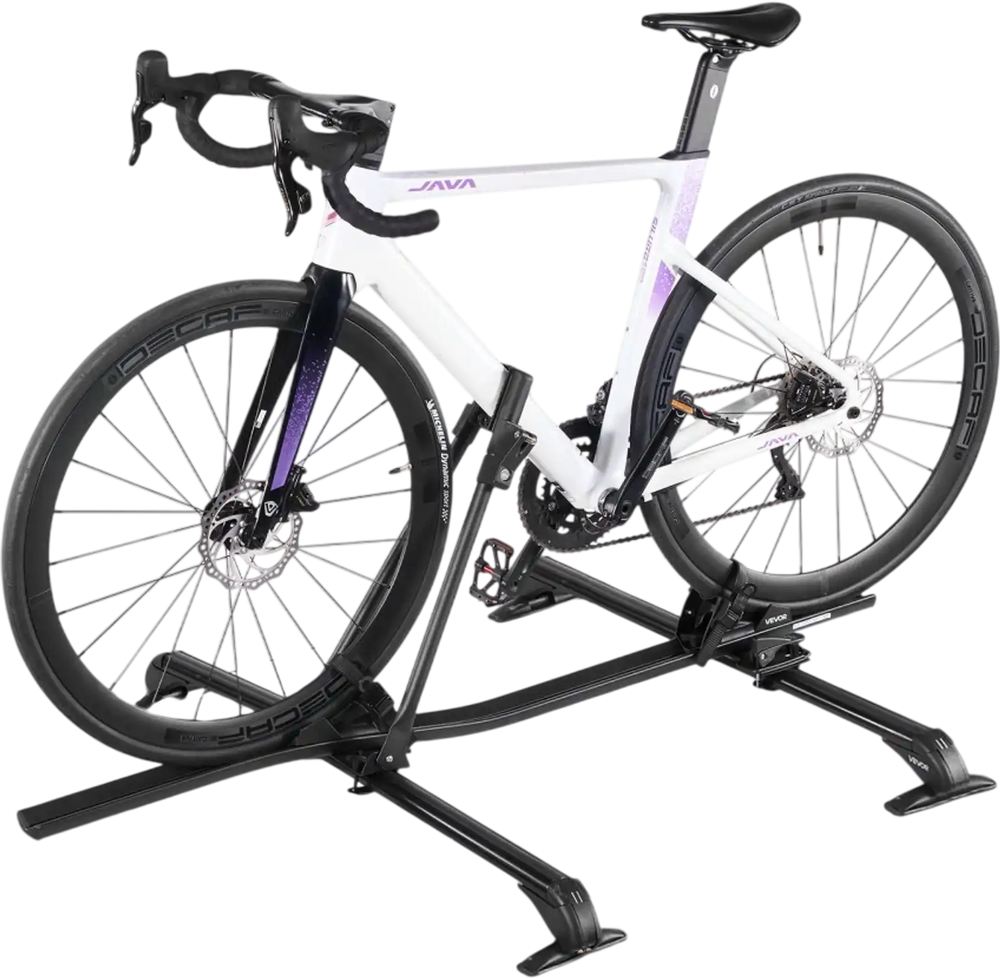 VEVOR Roof Bike Rack, 33 lbs Capacity, Upright Roof Mount Bicycle Rack with Secure Locking System for Most Standard Crossbars, Aluminum Upright Rooftop Bike Rack 1 Bike Carrier for Car SUV, Black