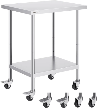 Vevor Stainless Steel Prep Table 24