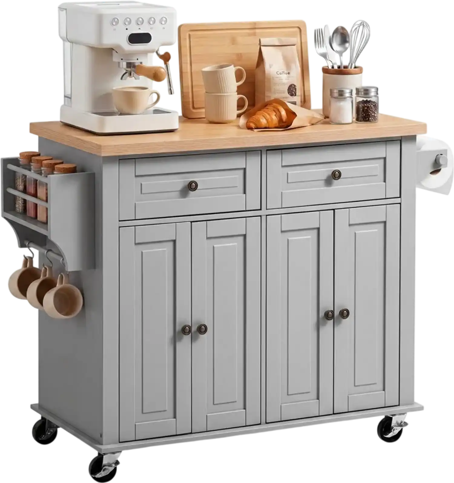 Vevor Kitchen Island Cart 43.7
