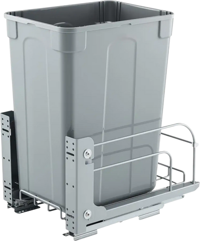 Vevor Pull-Out Trash Can 35 Qt Under Cabinet Soft-Close Waste Bin New