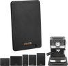 VEVOR Appliance Slider, Small 14 x 9.5-inch, Rolling Sliding Tray with Silent Rubber Wheels & Hollow Handle, Easy to Clean, Appliance Rolling Tray for Coffee Maker, Kitchen Countertop, Black