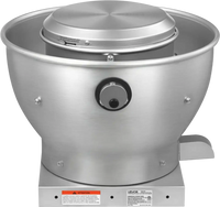 VEVOR Commercial Kitchen Exhaust Fan, 612 CFM Restaurant Canopy Hood Exhaust Fan, 0.25HP 180W Direct Drive Food Truck Hood Vent, High Speed & Low Noise, for Warehouse, Agriculture