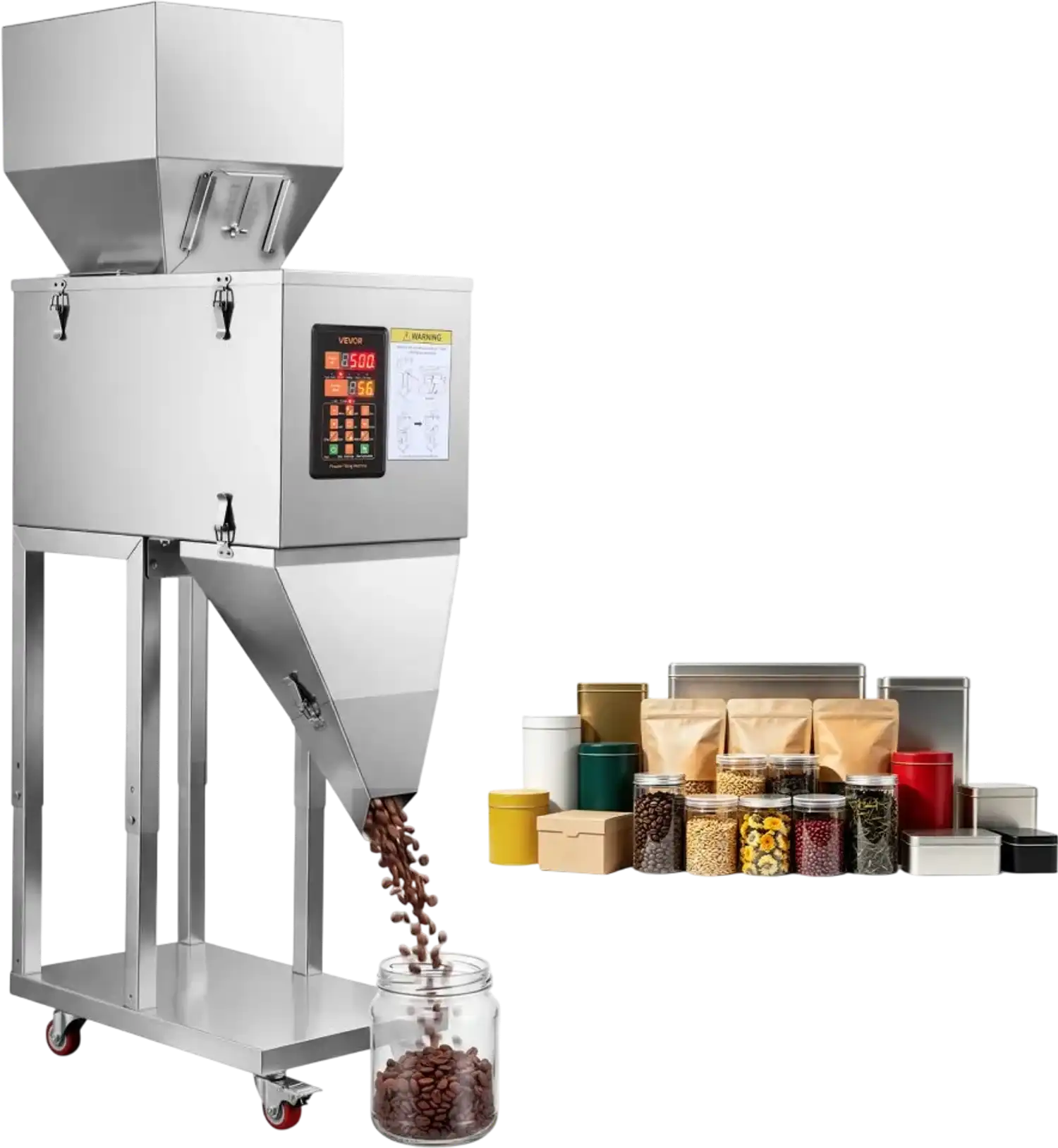 Vevor Powder Filling Machine Automatic Particle Dispenser 20-3000g Floor-Standing New