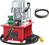 VEVOR Electric Driven Hydraulic Pump, 750W 10,000 PSI, 120V Single Acting Hydraulic Pump Power Pack Unit, Solenoid Valve with Pedal Switch, 2.1 Gal / 8L, for Punching, Bending, Single Acting Cylinders