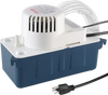VEVOR Condensate Pump, 1/33 HP, 100 GPH, 22 ft Lift, 115V Automatic Condensation Removal Pump with Safety Switch & 20 ft Tubing, for Air Conditioner, Dehumidifier, HVAC, Furnace, Ice Maker Water Drain