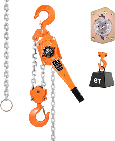 Vevor Manual Lever Chain Hoist 6T 10' G80 Alloy Steel Come Along New