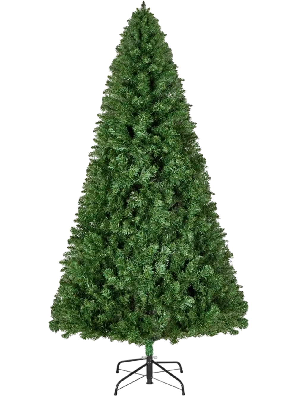 VEVOR Christmas Tree, 7.2ft Artificial Xmas Tree, Full Holiday Decor Trees with 1346 Branch Tips & Sturdy Metal Base for Home Party Office Decoration