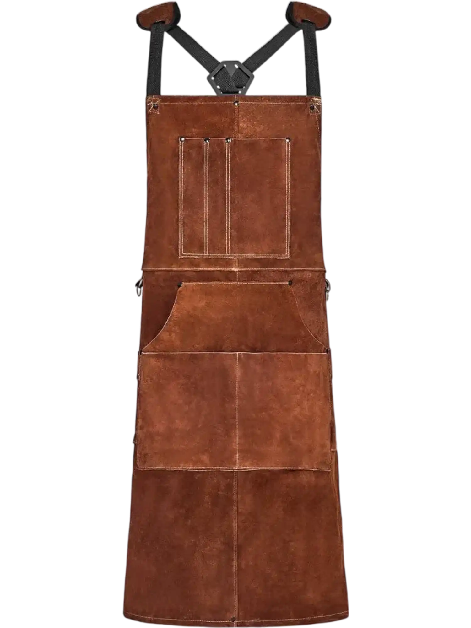 Vevor Welding Apron Heavy-Duty Cowhide Leather Heat-Resistant 24