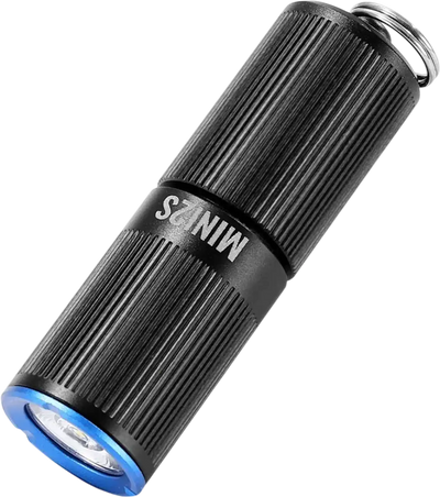 Vevor Flashlight Rechargeable Keychain Mini LED 200 lm IPX7 Waterproof New