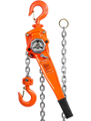 VEVOR Manual Lever Chain Hoist, 1-1/2 Ton 3300 lbs Capacity 20 FT Come Along, G80 Galvanized Carbon Steel with Weston Double-Pawl Brake,Auto Chain Leading & 360° Rotation Hook, for Garage Factory Dock