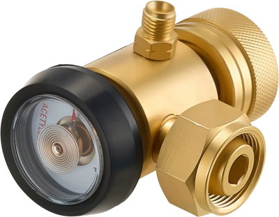 Vevor Acetylene Regulator for B Tanks CGA520 Air Acetylene Gauge with 3/8