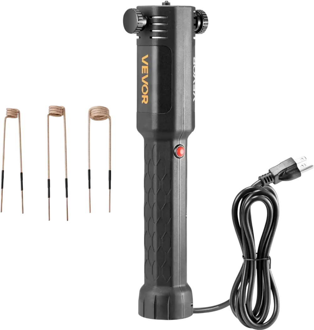 VEVOR Induction Heater Bolt Removal, 1100W 110V Magnetic Induction Heater Kit, Handheld Nut Buster Tool, Mini Heating Machine for Rusty Screw Removing, Car Garage Repairing Tools with 3 Coil