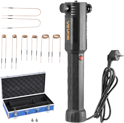 VEVOR Induction Heater Bolt Removal, 1100W 110V Magnetic Induction Heater Kit, Handheld Nut Buster Tool, Mini Heating Machine for Rusty Screw Removing, Car Garage Repairing Tools with 8 Coil and Box