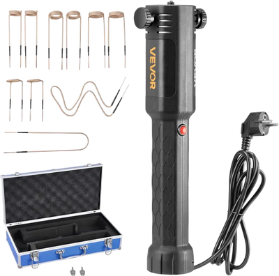 VEVOR Induction Heater Bolt Removal, 1100W 110V Magnetic Induction Heater Kit, Handheld Nut Buster Tool, Mini Heating Machine for Rusty Screw Removing, Car Garage Repairing Tools with 10 Coil and Box