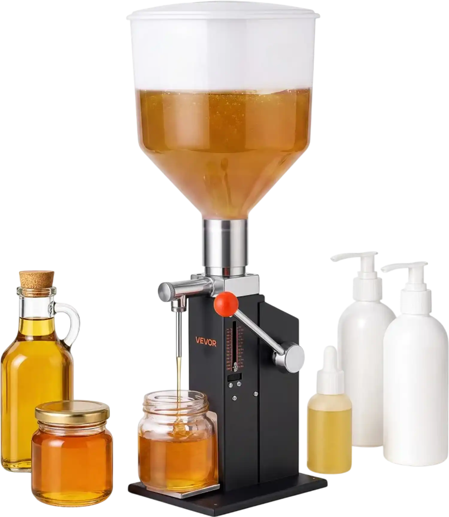 Vevor Vertical Manual Filling Machine 10-120 ml 12 L Hopper Paste Liquid Filler New