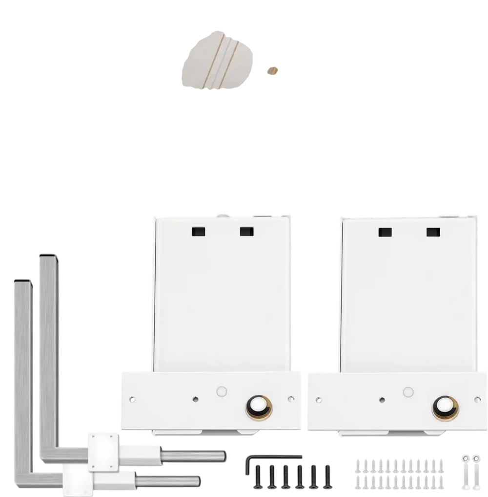 VEVOR Murphy Mounting Wall Springs Mechanism Heavy Duty Support Hardware DIY Kit for Queen Twin Size Bed (Horizontal), White
