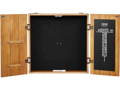 Vevor Dartboard Cabinet Official Size Hideaway Cabinet Set New