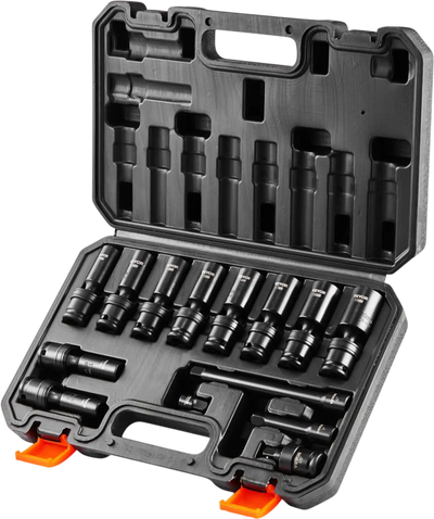 VEVOR 360 Degree Swivel Impact Socket Set, 3/8