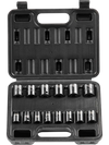 VEVOR 3/8" Drive Impact Socket Set, 14 Piece Shallow Socket Set Metric 7-20mm, 6 Point Cr-Mo Alloy Steel for Auto Repair, Easy-to-Read Size Markings, Rugged Construction, Includes Storage Case