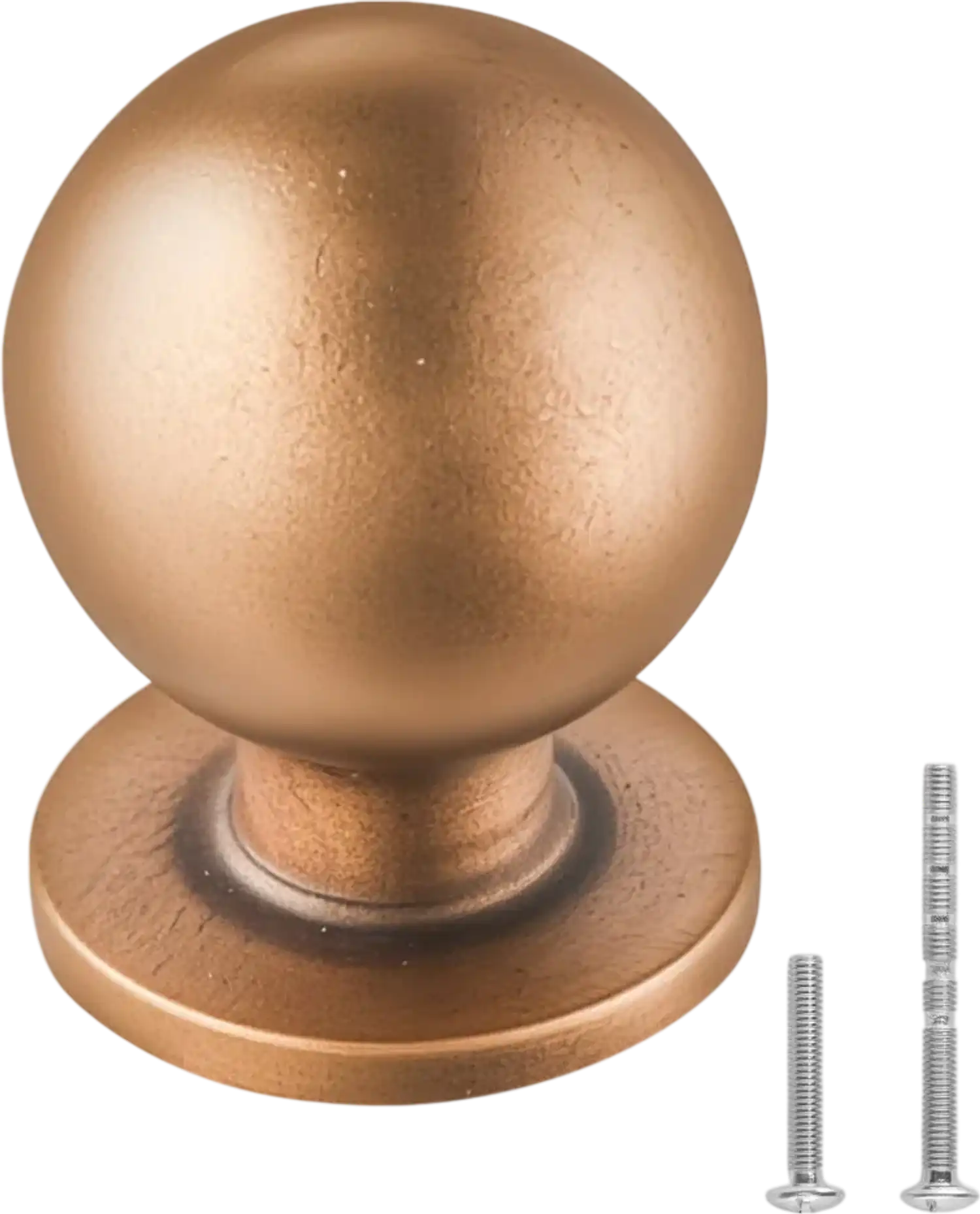 Vevor Cabinet Knobs Antique Brass Round 12-Pack 0.98