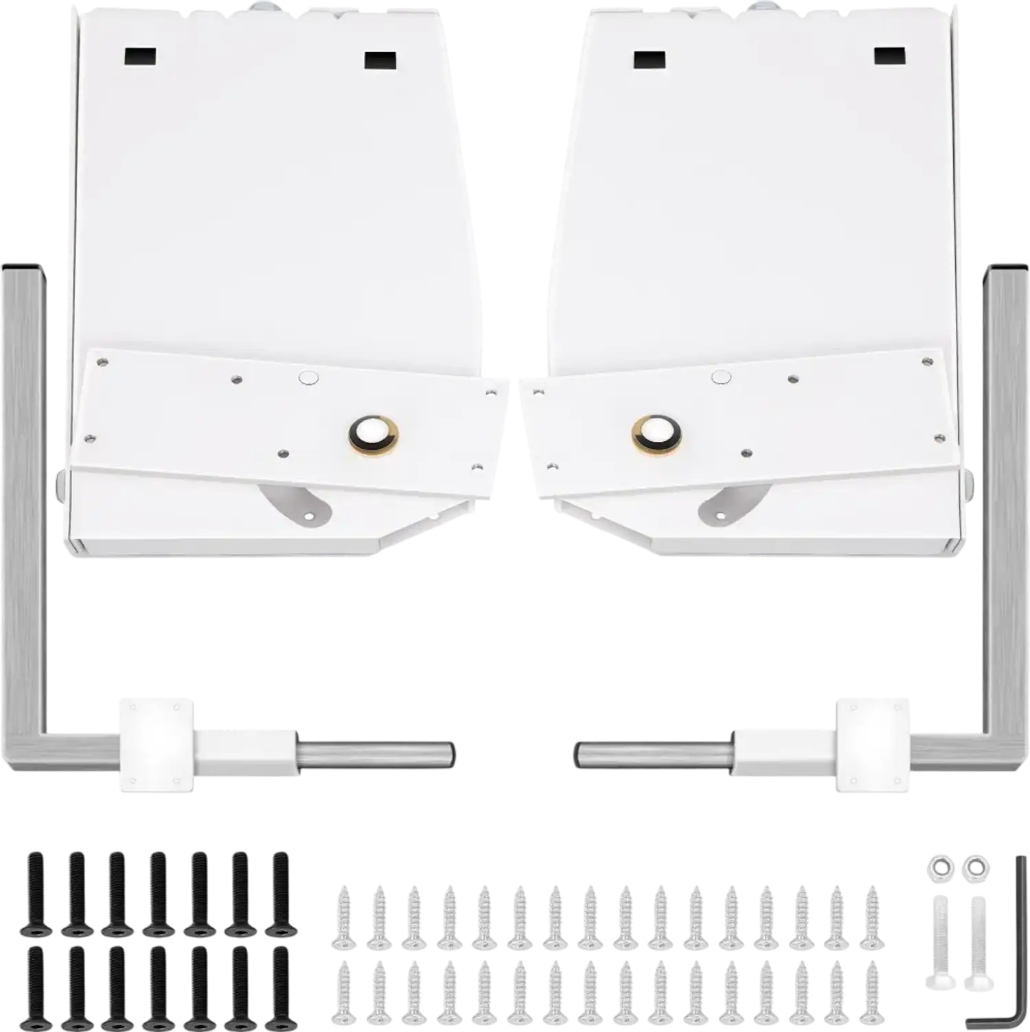 Vevor Murphy Bed Hardware Kit Vertical Wall Mount Springs Mechanism for King Queen Beds White New