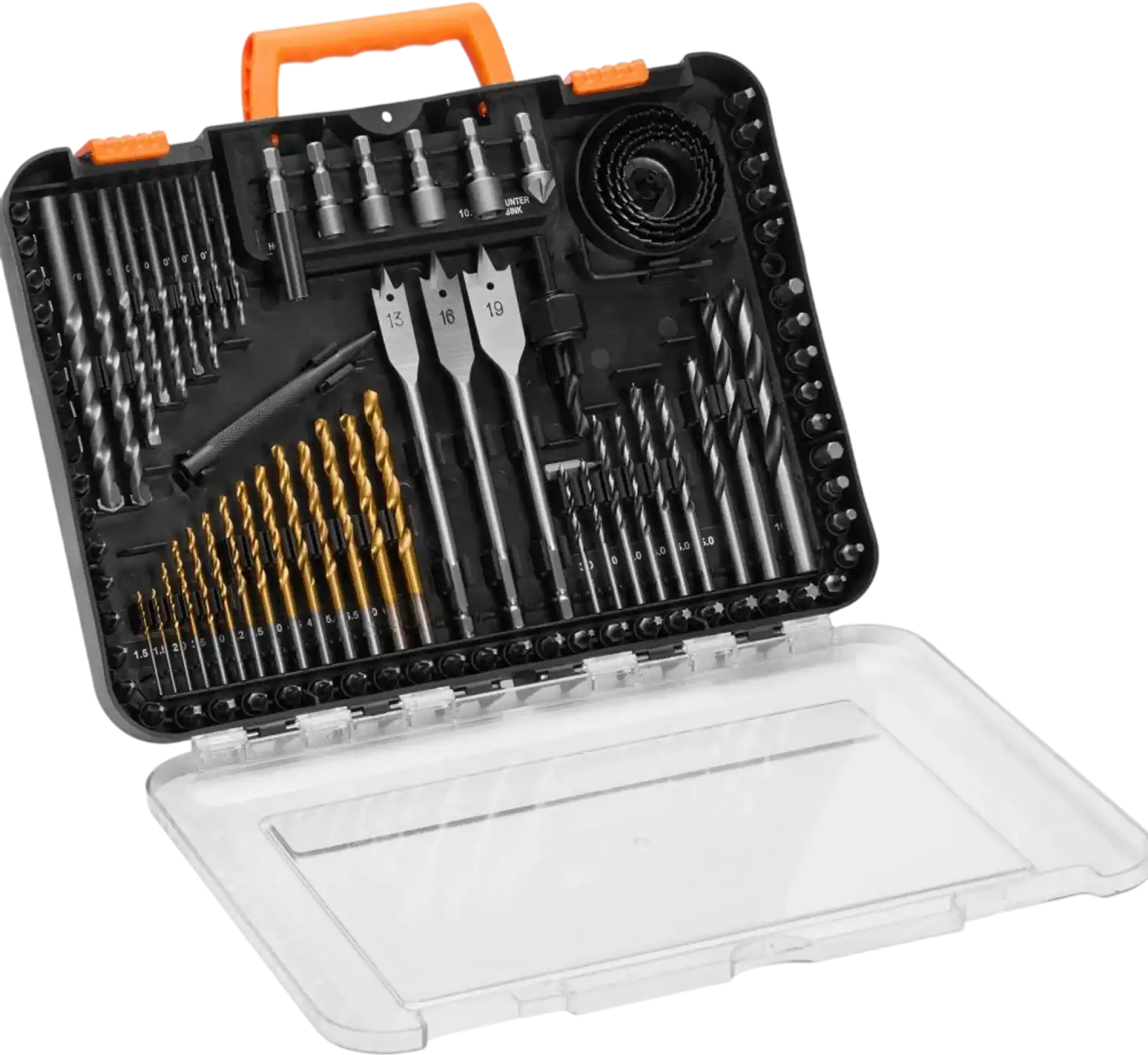 Vevor Drill Bit Set 100-Piece Drill and Driver Bit Kit with Carrying Case New