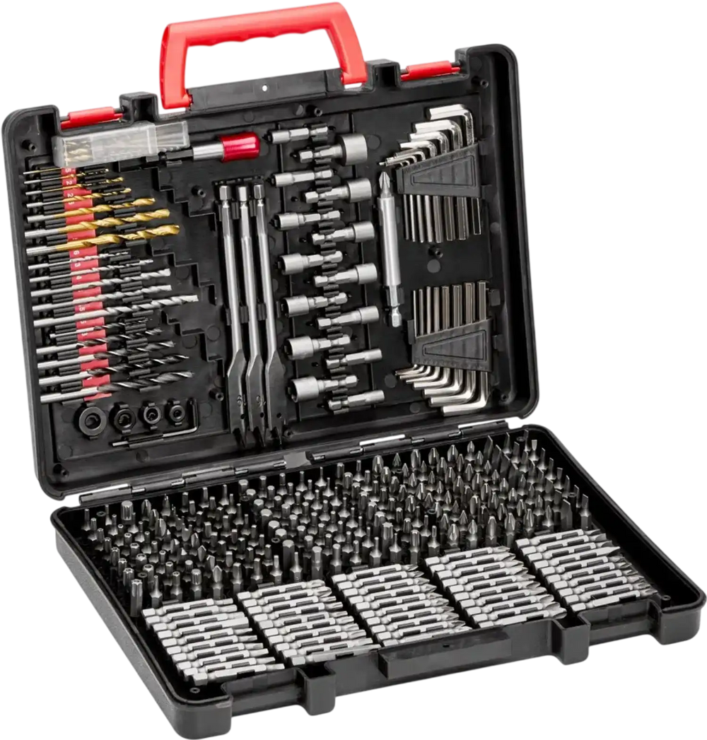 VEVOR Drill Bit Set, 318 Pieces Drill and Driver Bit Set, Screwdriver Bit Set Suitable for Wood Metal Cement Drilling and Screw Driving, Drill Bit Sets Combo Kit Assorted in Organized Carrying Case