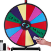 VEVOR 24 inch Spinning Prize Wheel, 14 Slots Tabletop Spinner, Heavy Duty Roulette Wheel with a Dry Erase and 2 Markers, Win Fortune Spin Games in Party Pub Trade Show Carnival