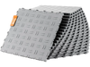 VEVOR Garage Tiles Interlocking, 12 x 12 x 0.53 inch 25 Pack Garage Floor Covering Tiles, Non-Slip Double-Sided Texture Garage Flooring Tiles, for Garages, Basements, Repair Shops, Silver